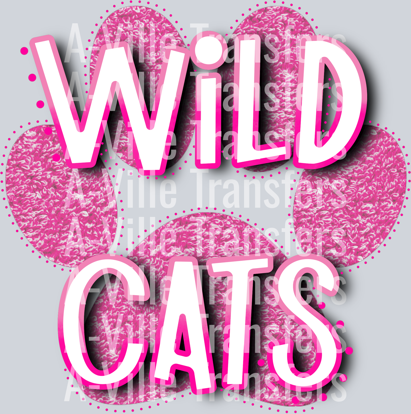 Wildcats Pink Paw