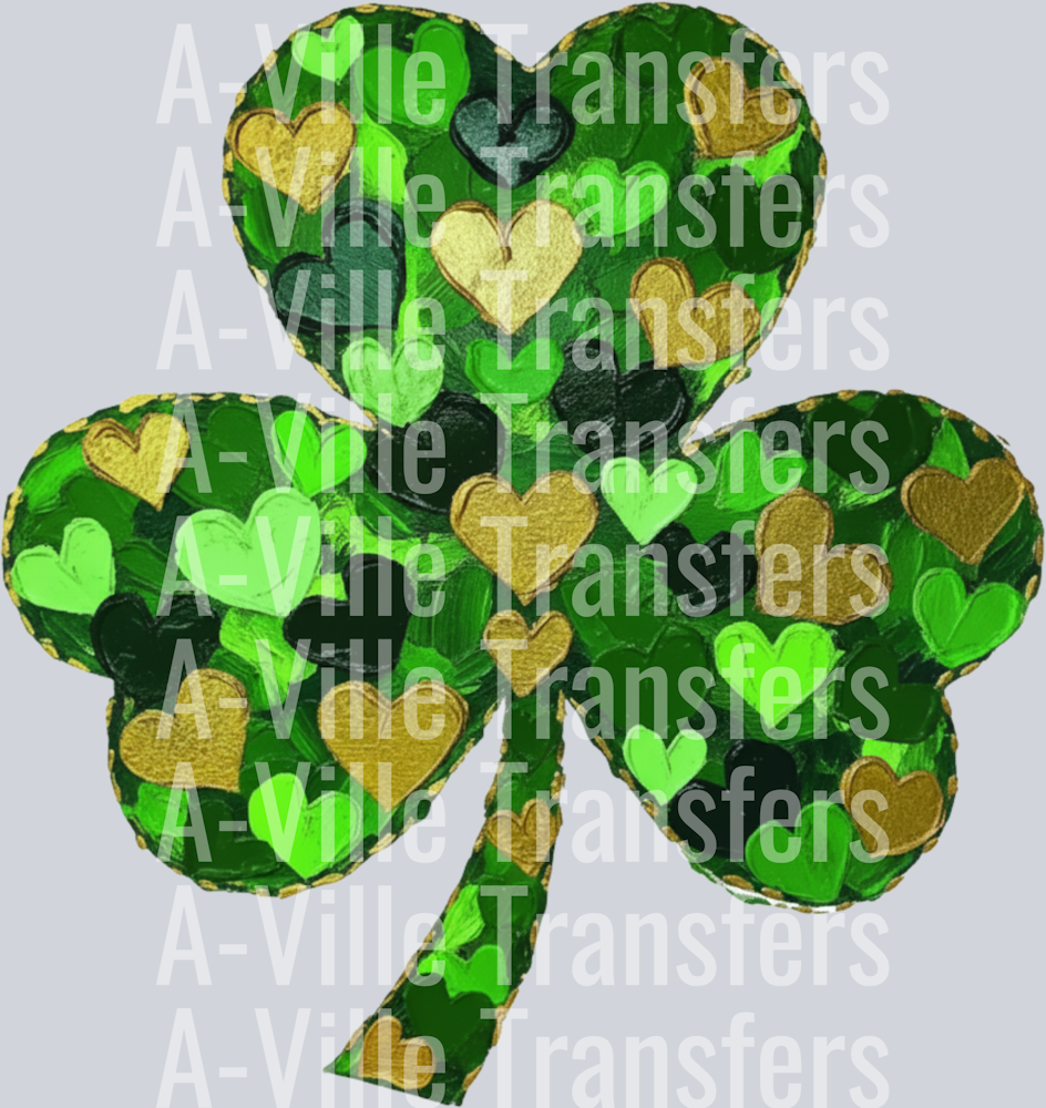 Hand Painted Shamrock St. Patrick’s Day