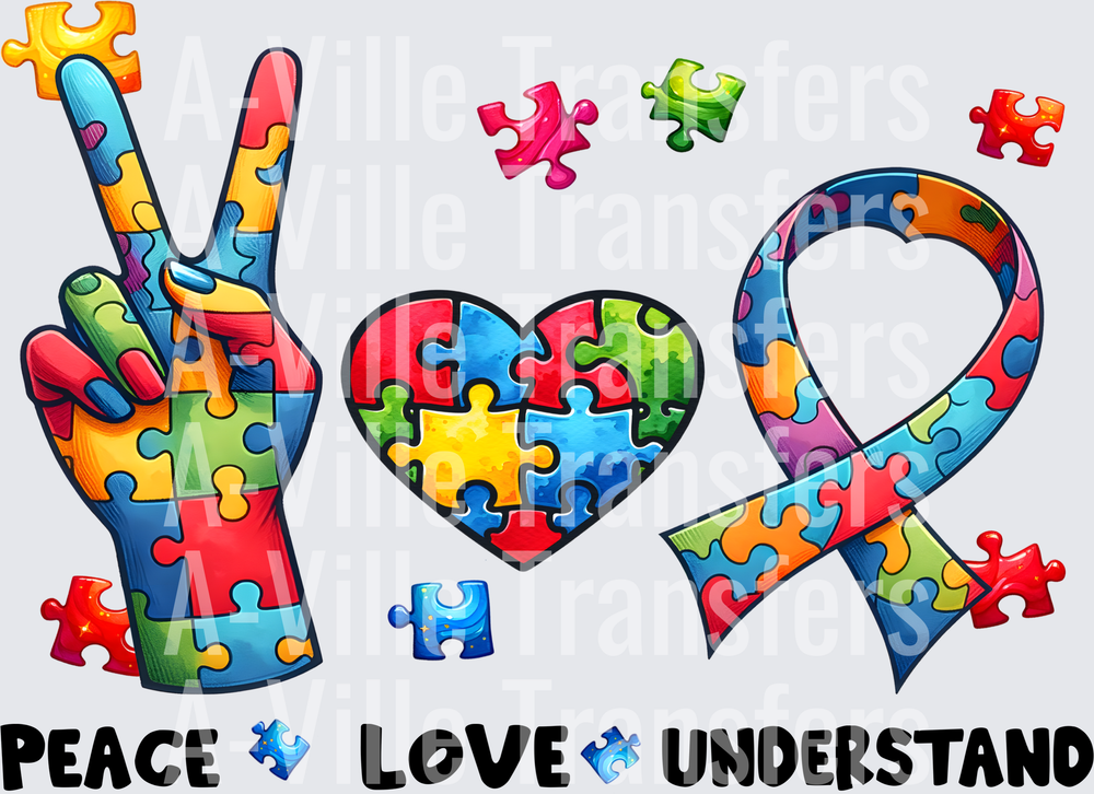 Peace love autism
