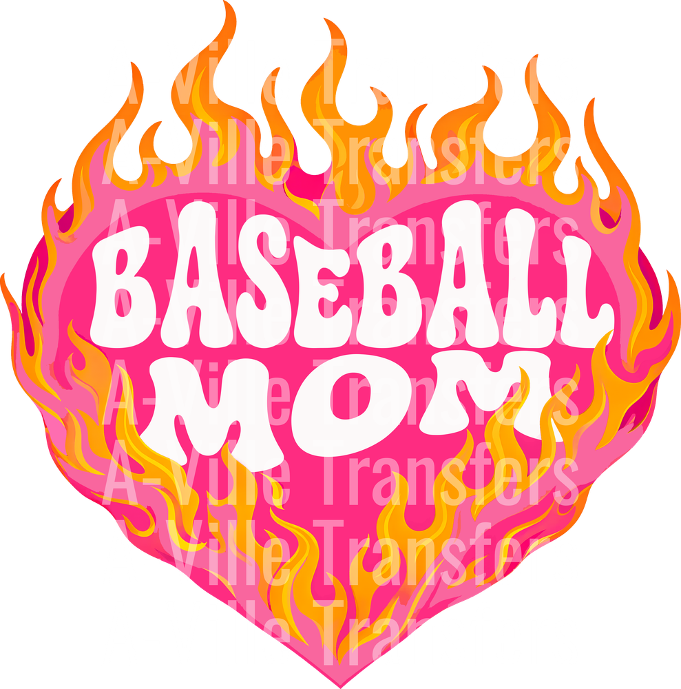 baseball mom flames