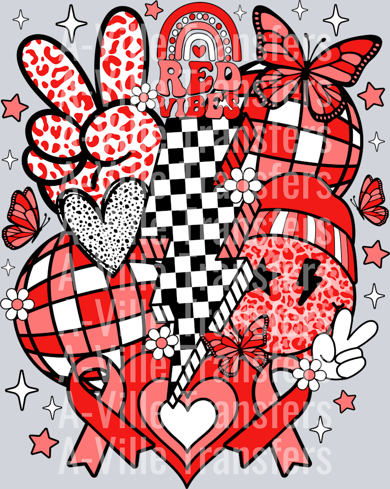 Red Ribbon Collage