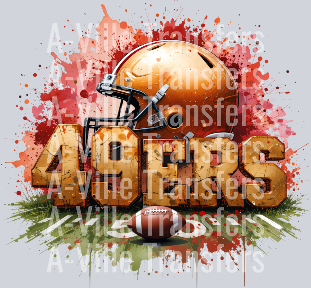 49ers Splatter