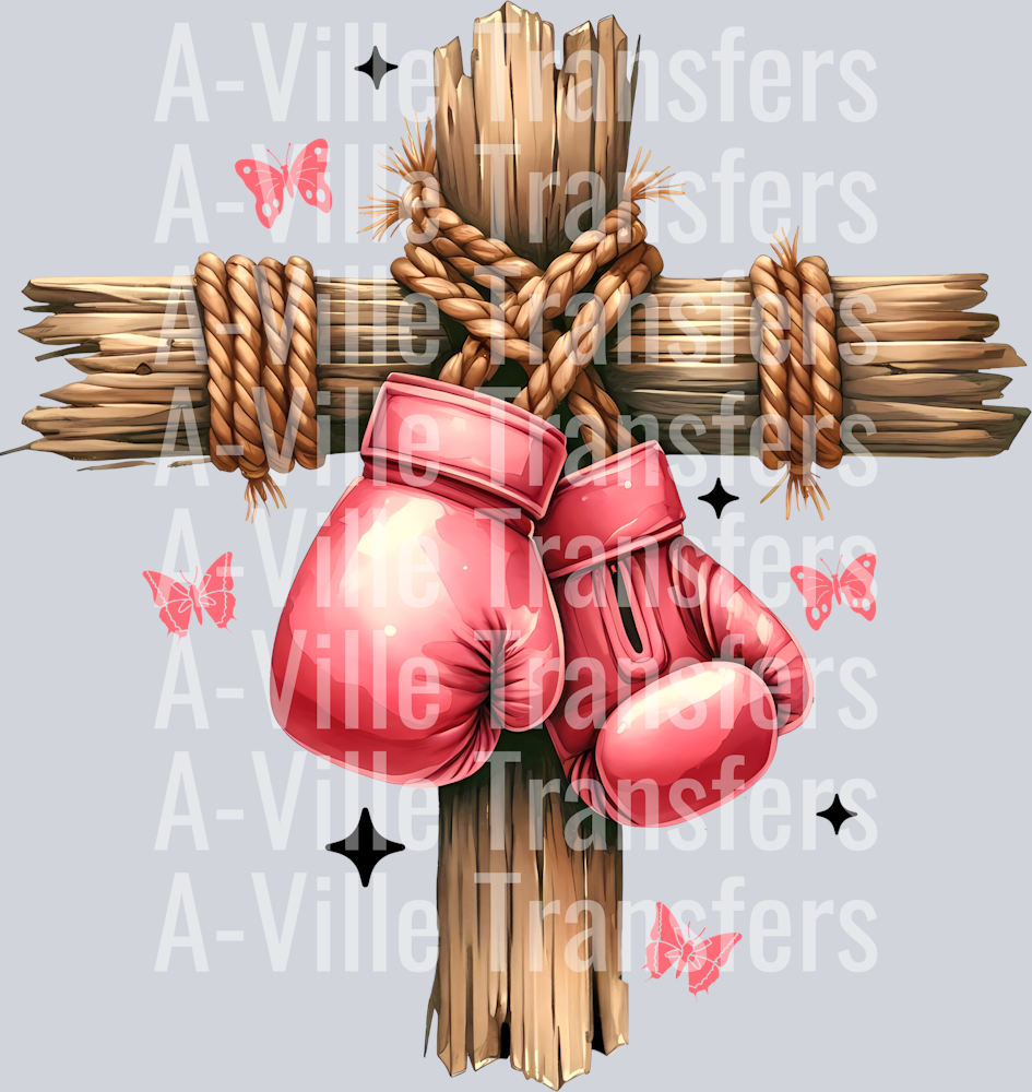 Cross boxing gloves