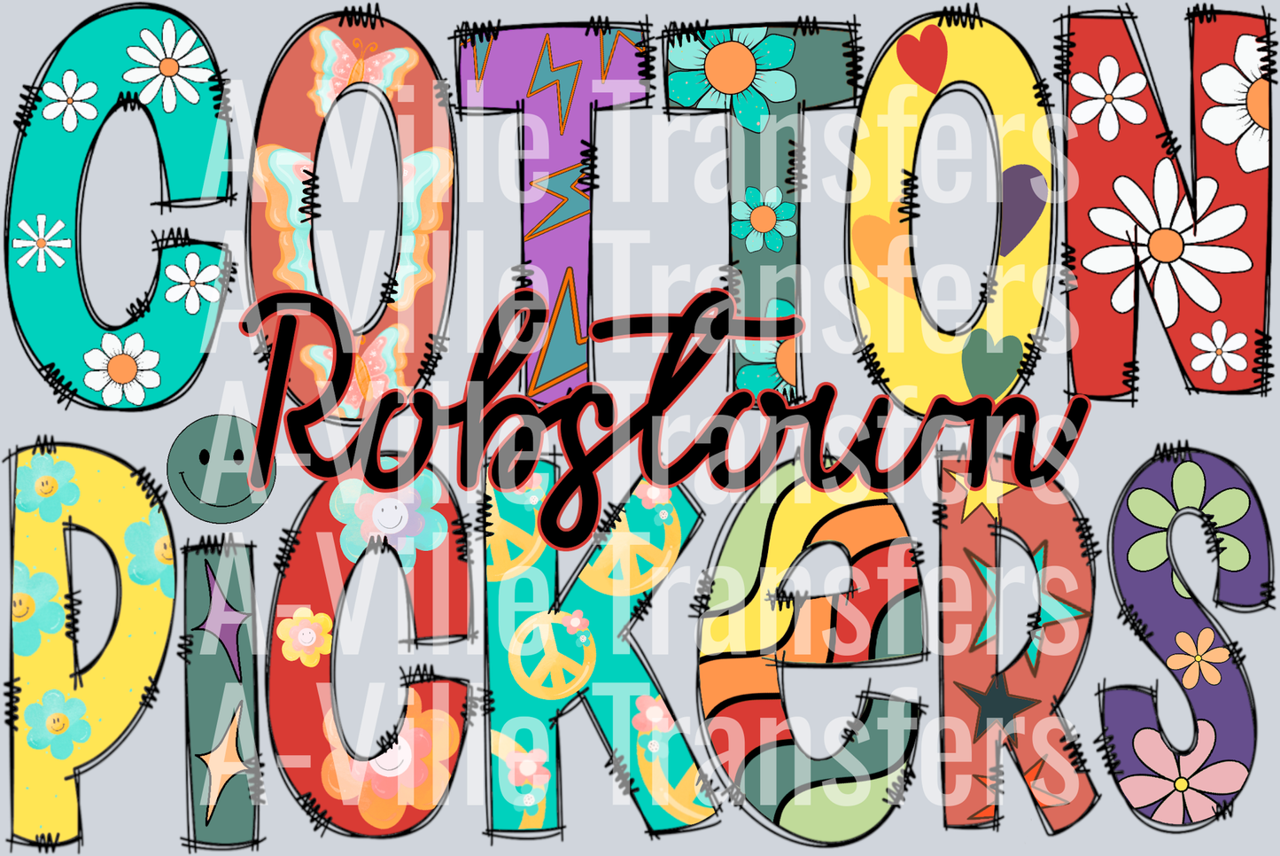 Cotton Pickers colored
