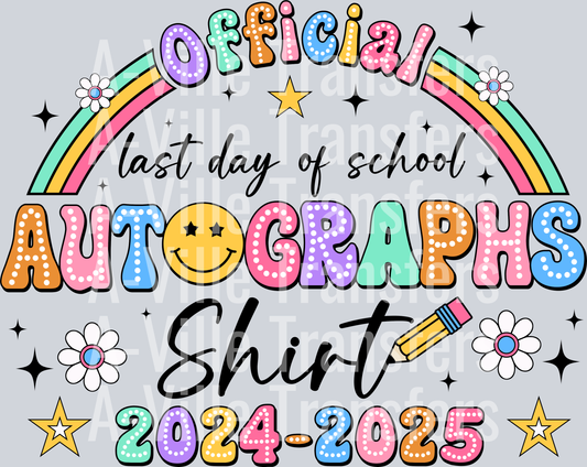 Official Autograph Shirt 32-25