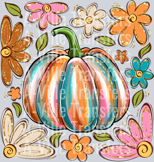 Pumpkin Floral