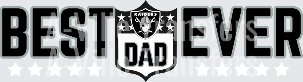 RAIDERS BEST DAD EVER FRONT