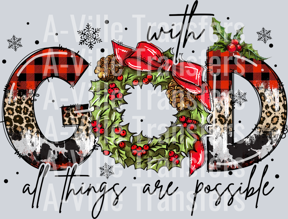 With God All Things Are Possible