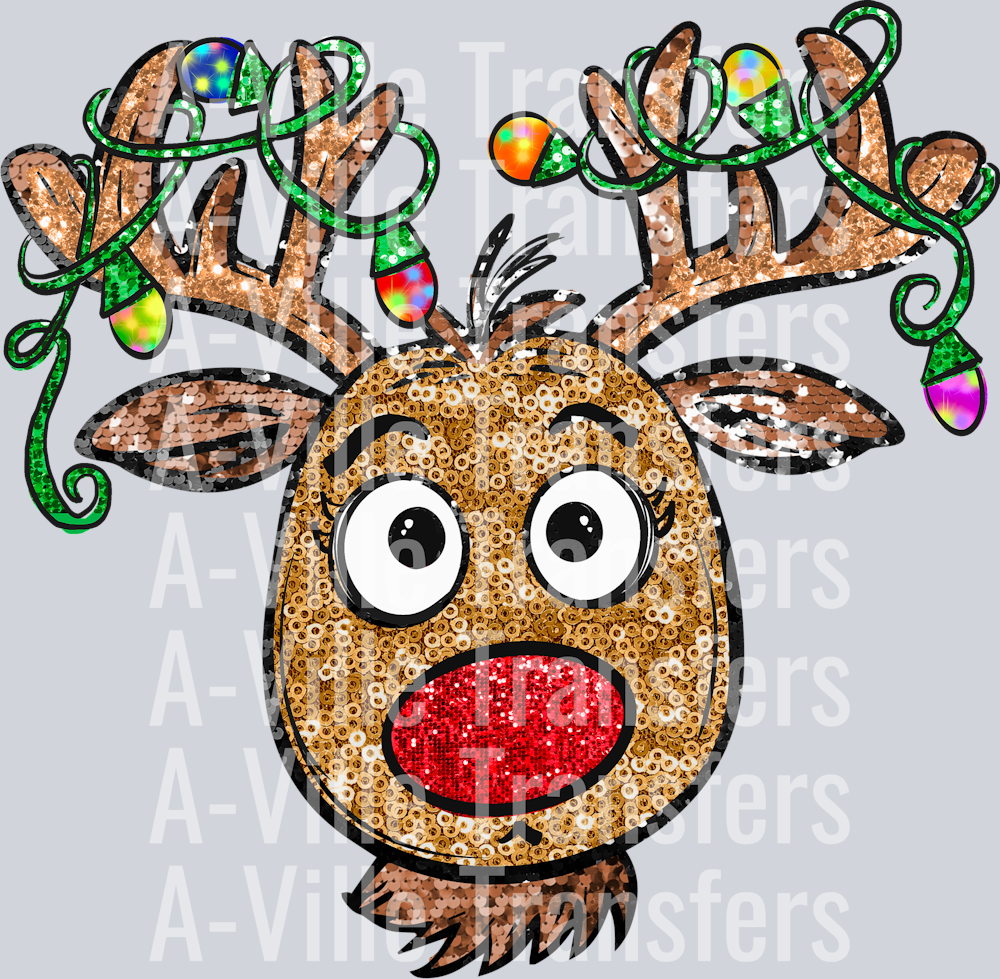 Sequin Reindeer