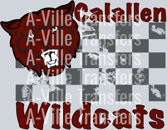 calallen wildcats checkered