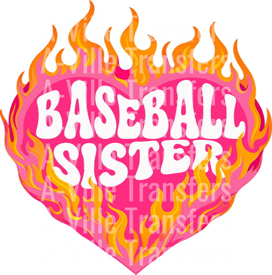 baseball sister flames