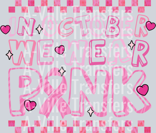 In October We Wear Pink