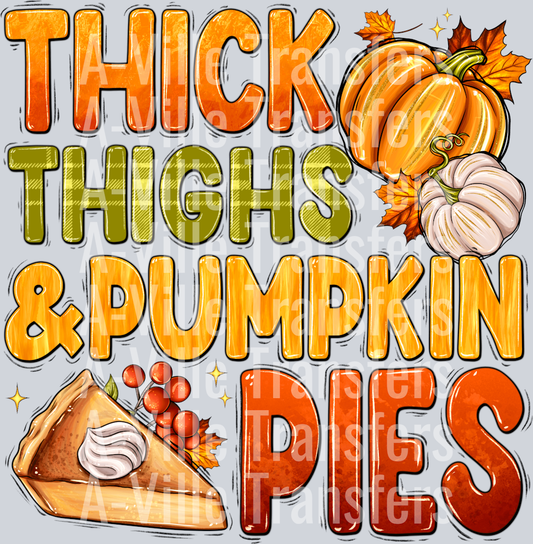 Thick Thighs Pumpkin Pies