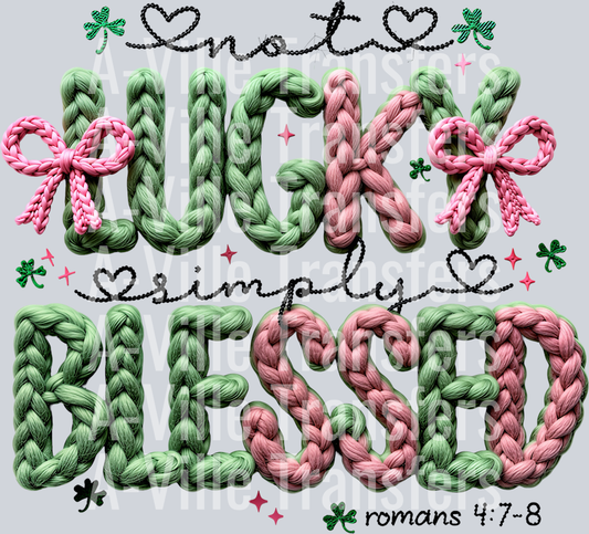 Faux Yarn Coquette St Patrick's Day