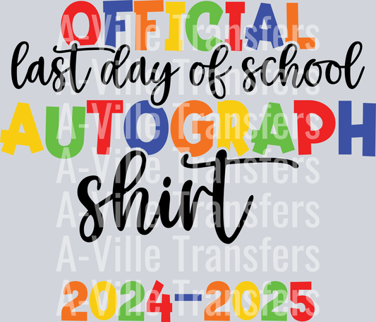 Official Autograph Shirt