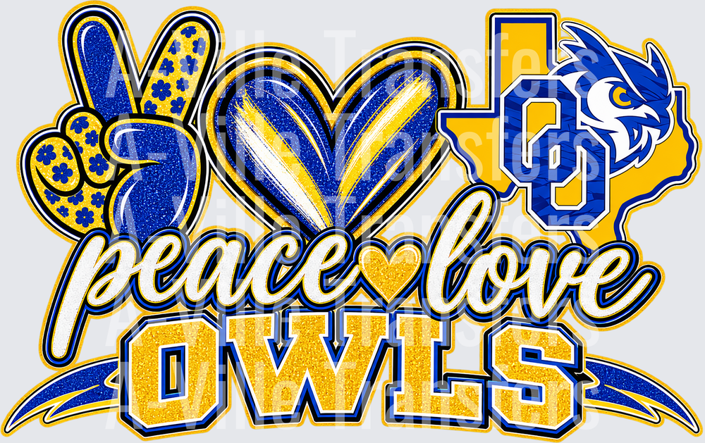 peace love owls