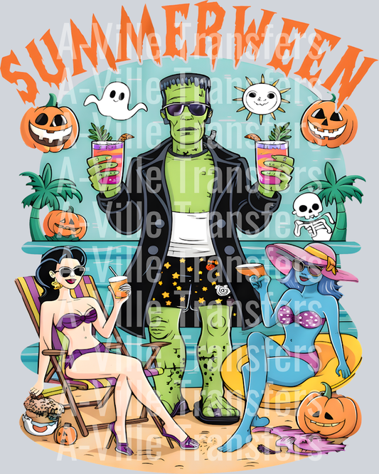 Retro Summerween Frankenstein
