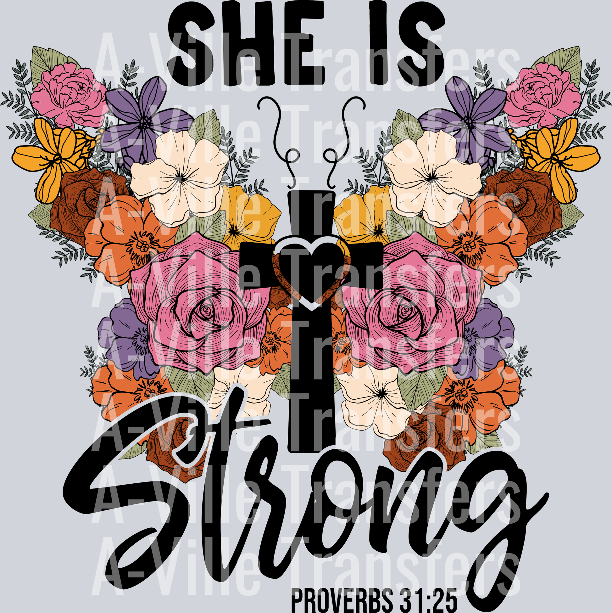She is Strong Butterfly