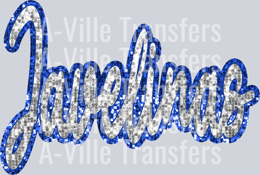 Sequin Silver Javelinas