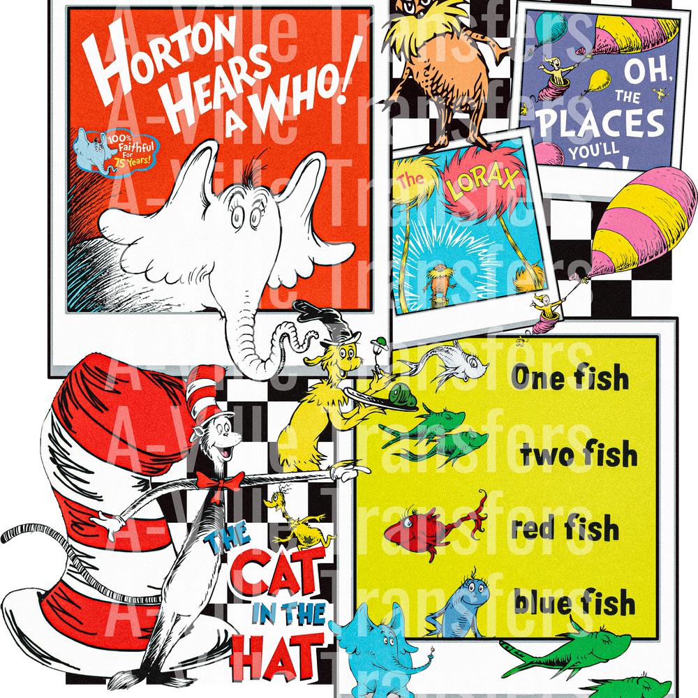 Seuss Photo Collage