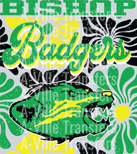 Floral Bishop Badger