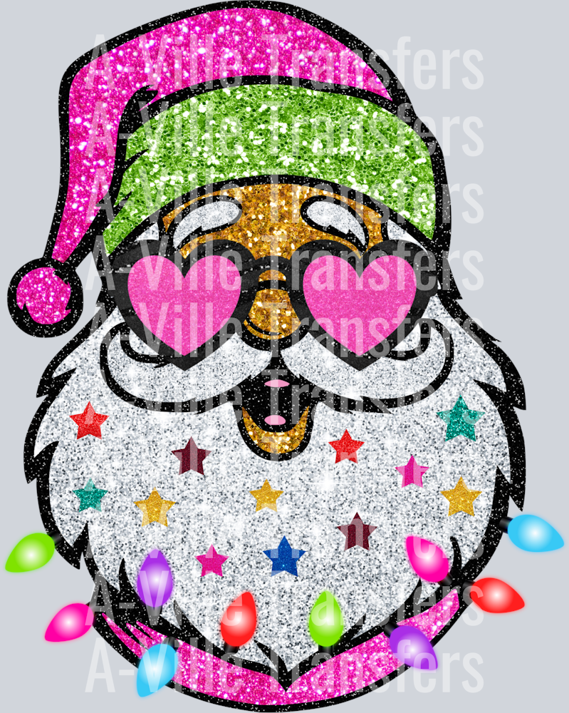 Glitter Santa