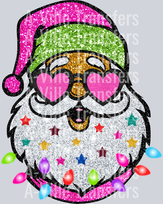 Glitter Santa