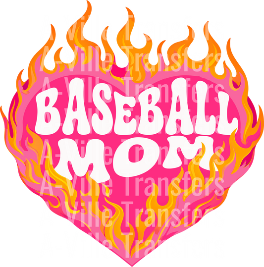 baseball mom flames