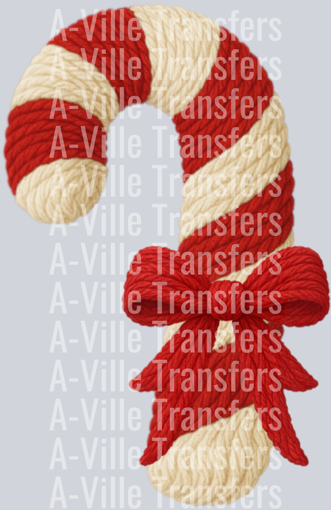 Yarn Candy Cane