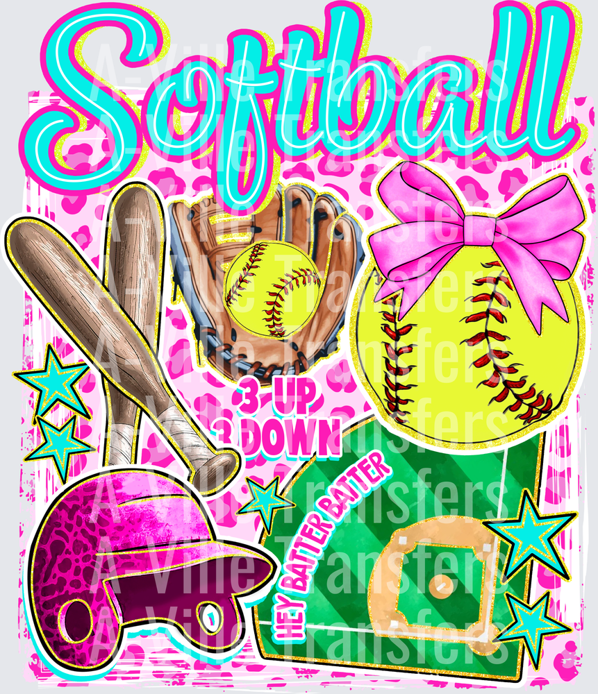 Softball Back