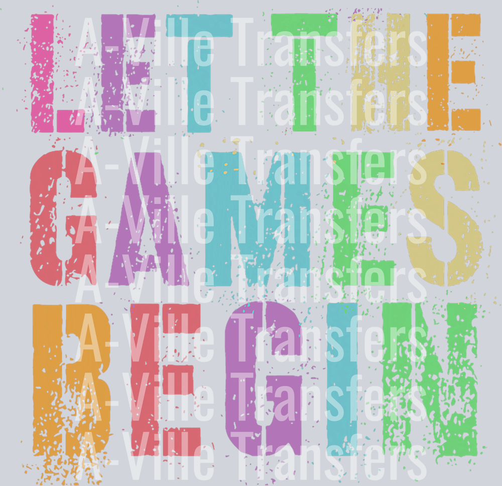 LET THE GAMES BEGIN 2