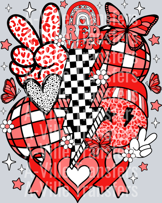 Red Ribbon Collage