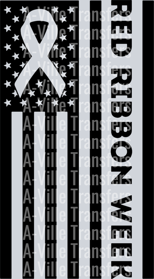 Red Ribbon Flag