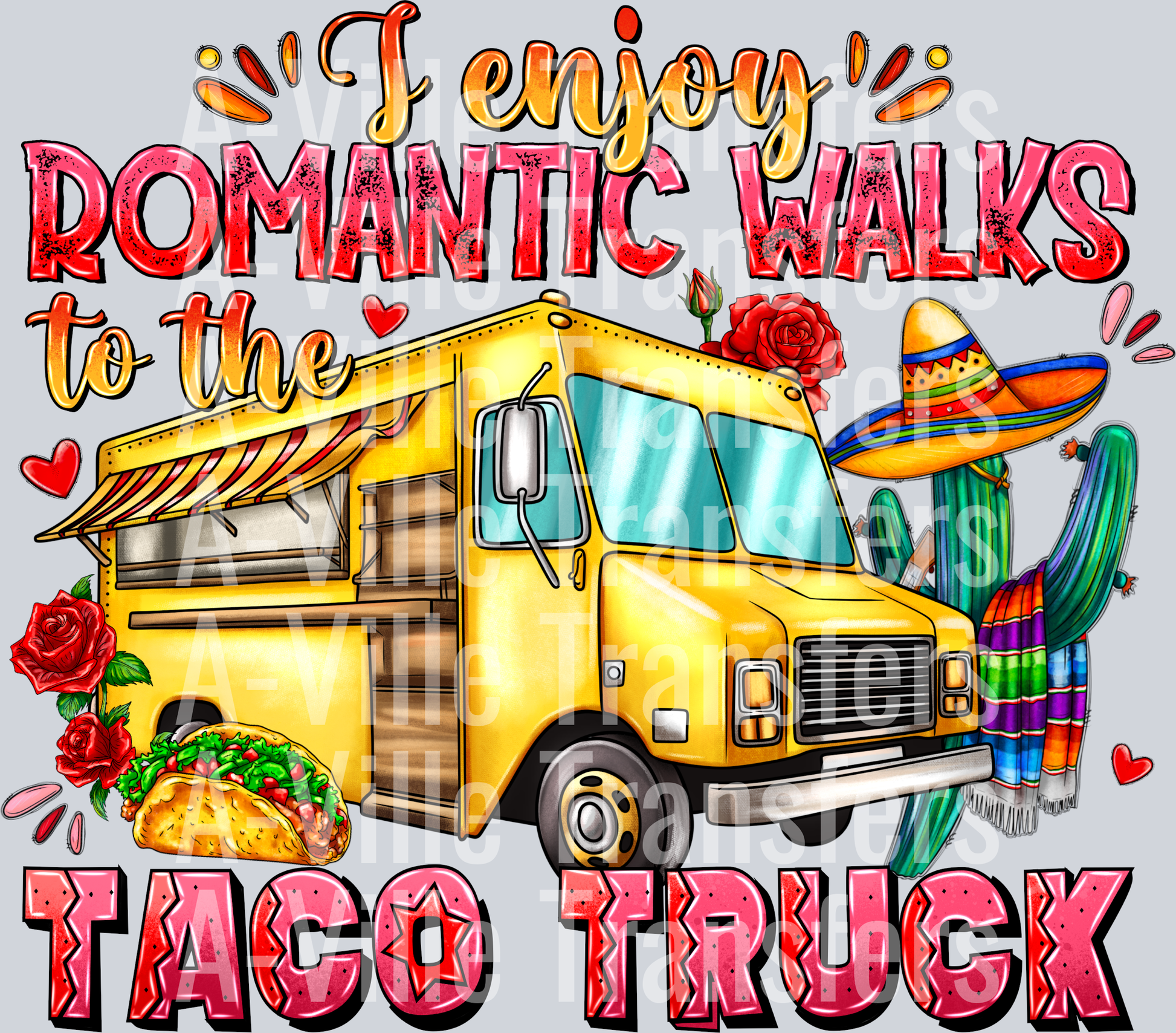 Romantic Walks To The Taco Truck