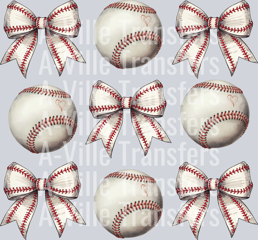 Coquette Baseball Bow