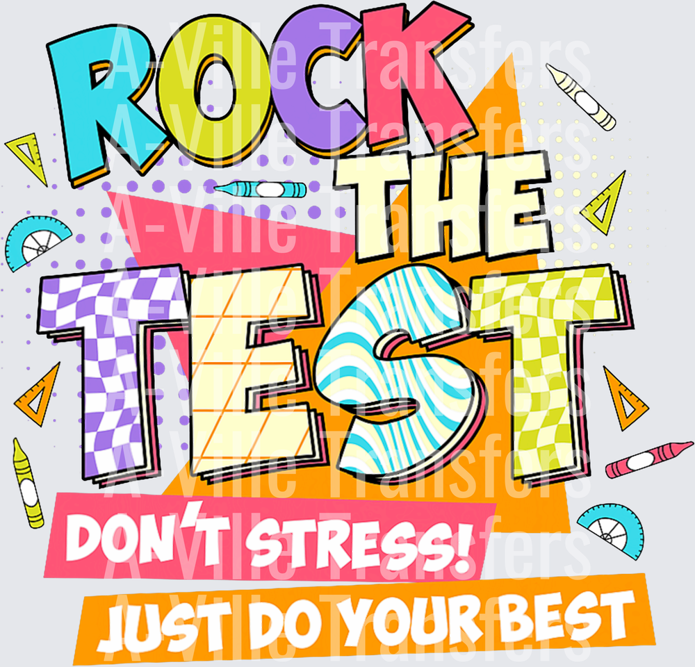 Rock The Test Don't Stress