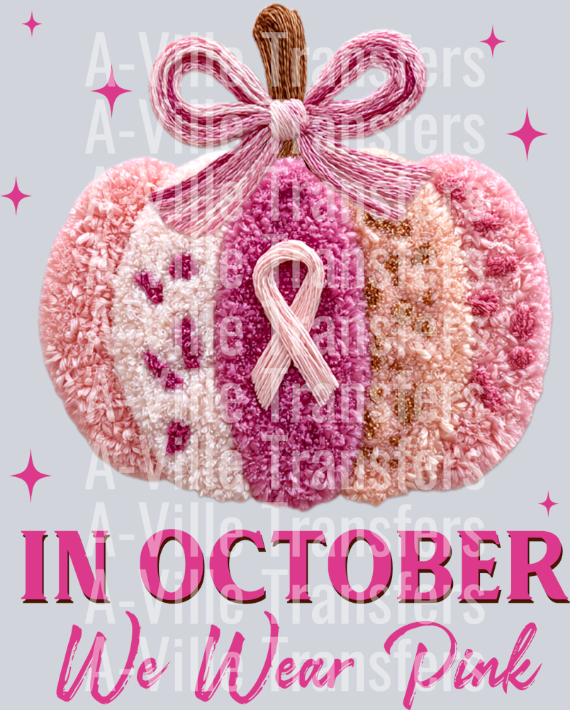 In October We Wear Embroidery