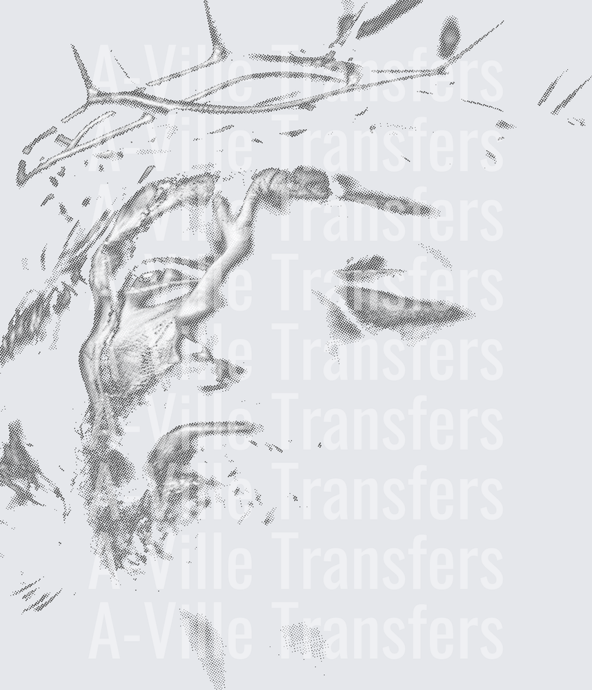 Crucified Jesus Halftone