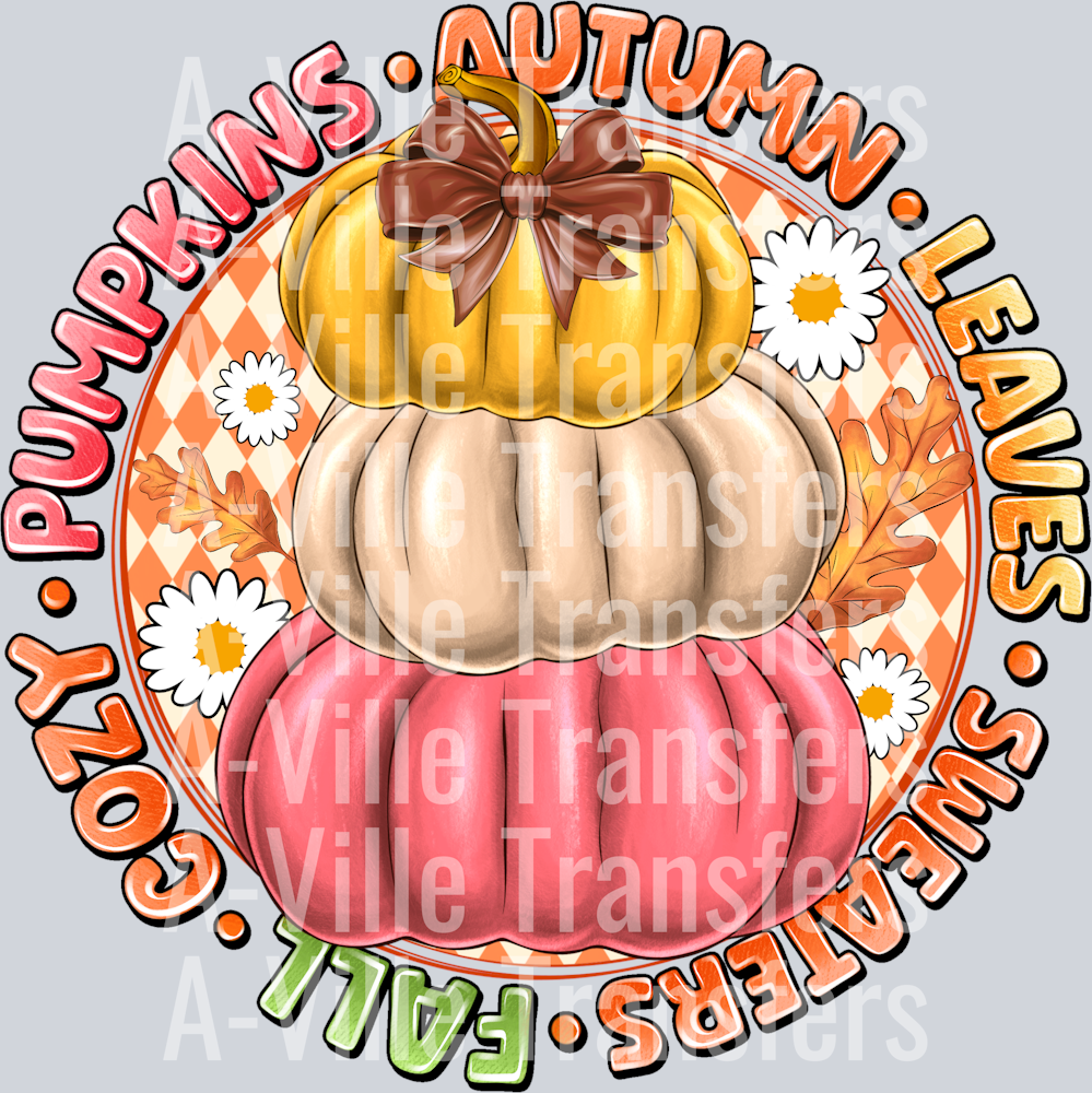 Pumpkins Autumn Leaves
