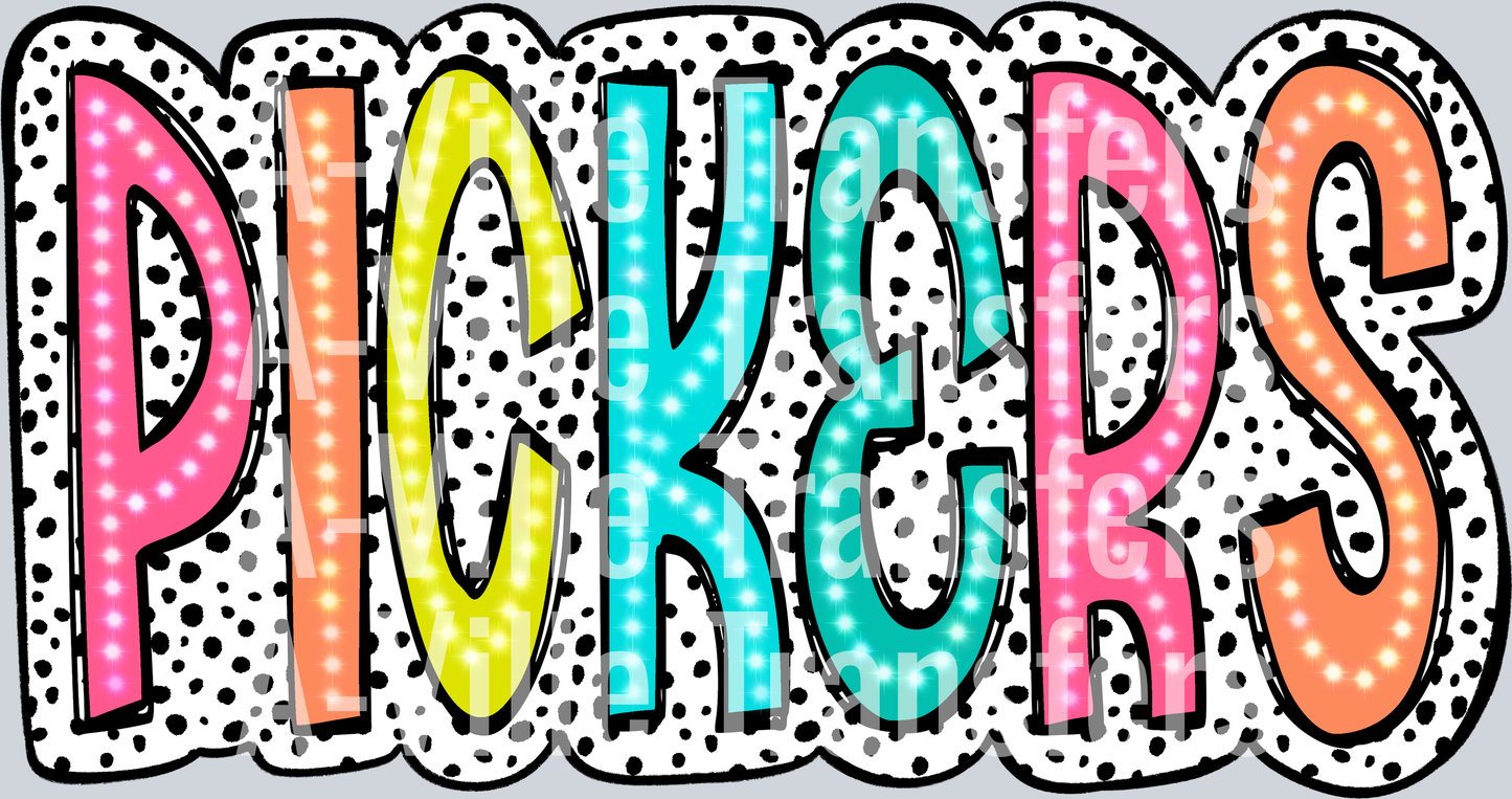 Pickers colored