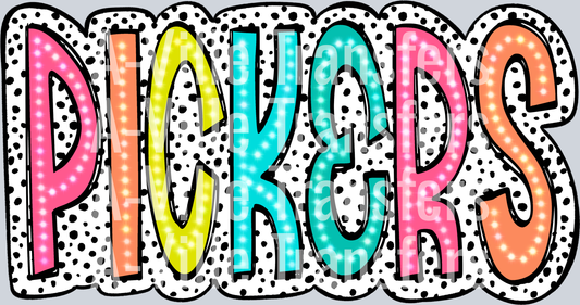 Pickers colored