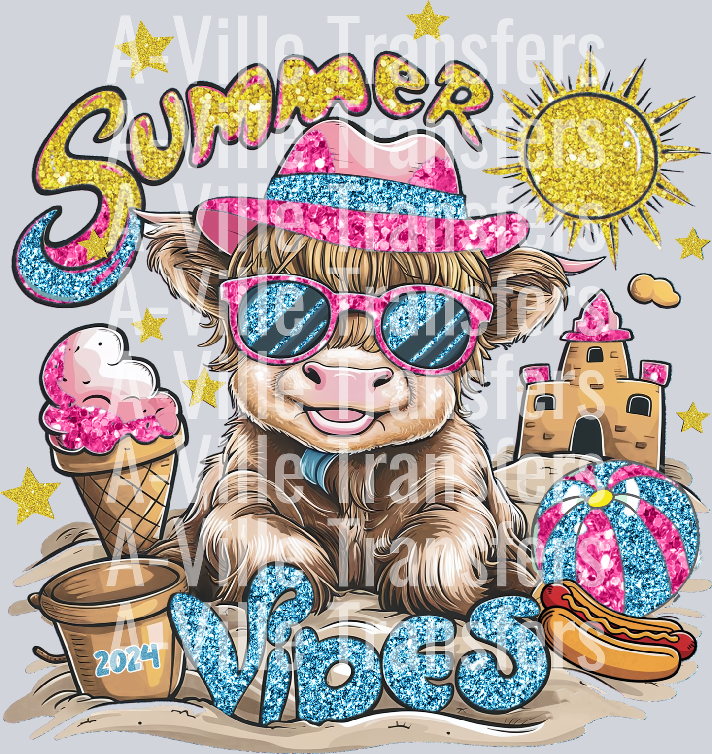 Summer cow