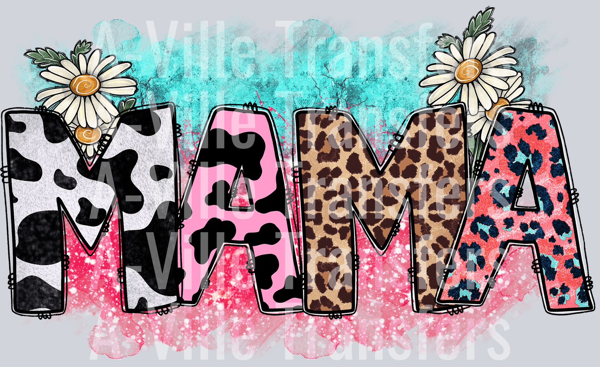 Mama Cow Print