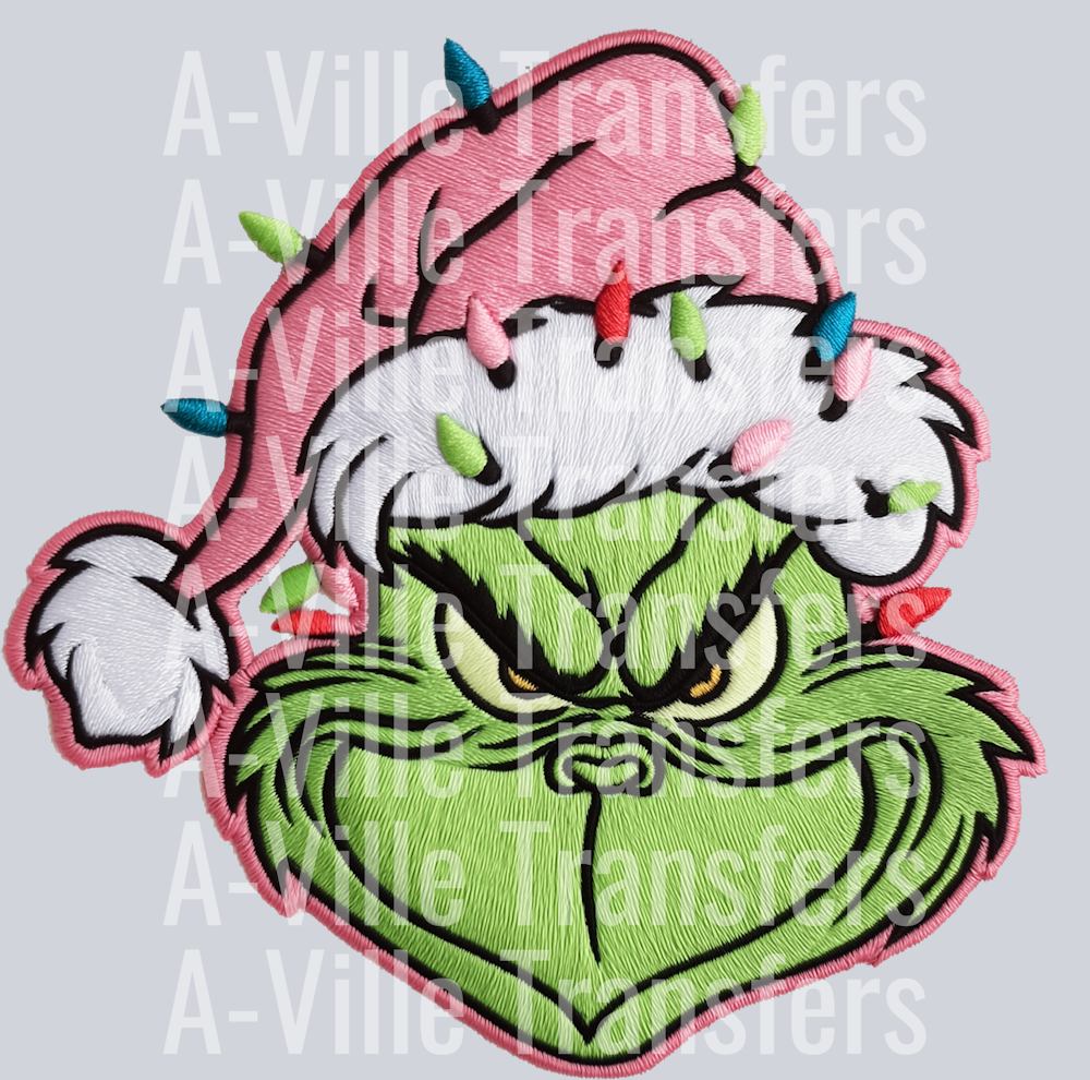PINK GREEN Patch Design